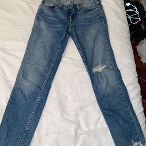 Rag and bone mid rise jeans